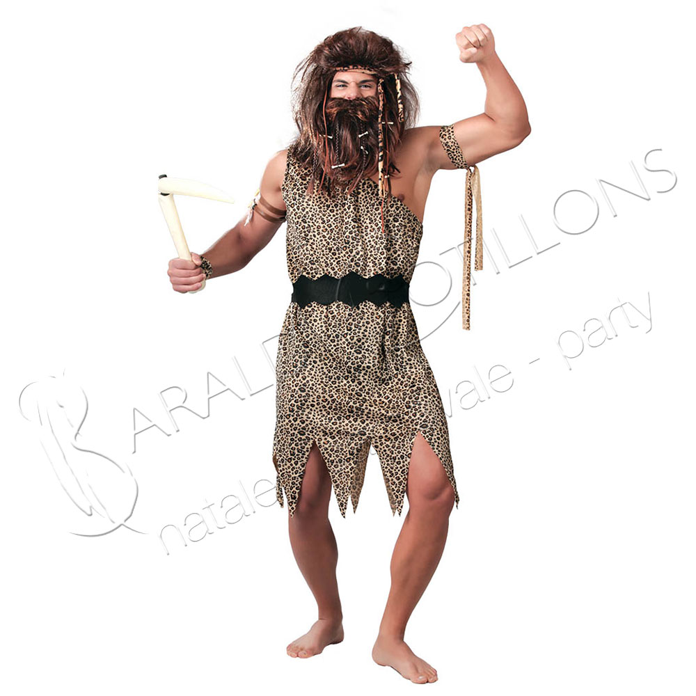 COSTUME PRIMITIVO IN STILE TARZAN CARNEVALE Baraldi Cotillons